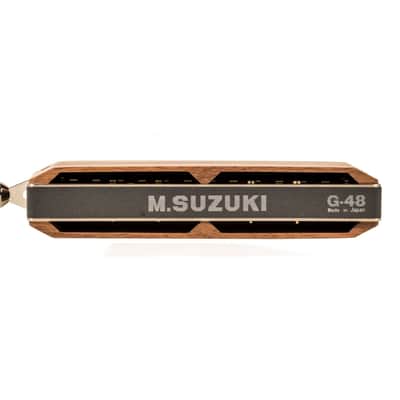 Suzuki G-48W-C Key of C Gregoire Maret Signature Model Wood Harmonica image 2