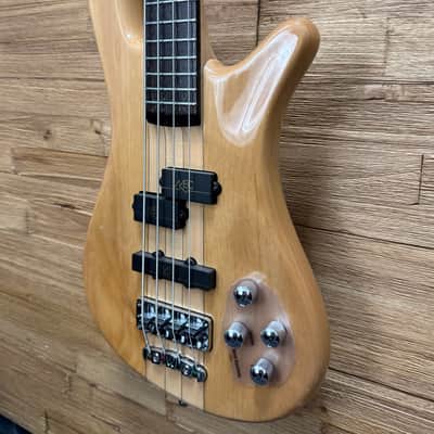 Warwick Rockbass Streamer NT I 4 string Active Bass -2021 - Natural Gloss w/gig bag image 5