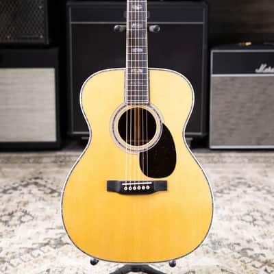 Martin OM-45 Acoustic Guitar with Hardshell Case image 4