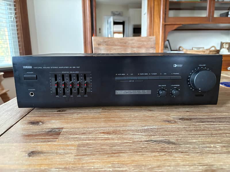 Yamaha AT-66 YST Natural Sound Stereo Amplifier with Remote