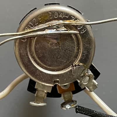 Vintage 1973 USA Guild S-100 Polara Wiring Harness Stackpole Switchcraft 2 Volume / 2 Tone / 3 Way Switch Possibly Fits Jetstar image 5