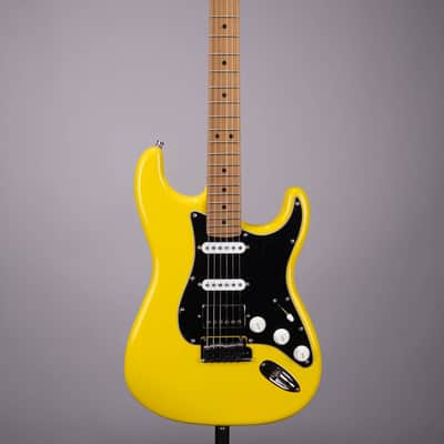 Fender Limited Edition American Ultra II Stratocaster HSS Electric Guitar - Graffiti Yellow image 2