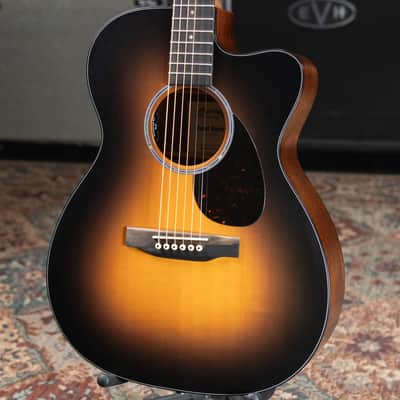 Martin OMC-10E Modern Acoustic/Electric Guitar - 1935 Sunburst with Gig Bag image 3