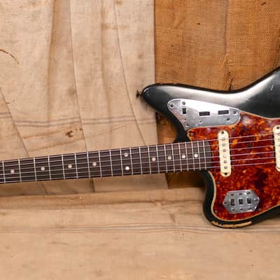Fender Jaguar - Lefty 1965 Black - Refin image 12