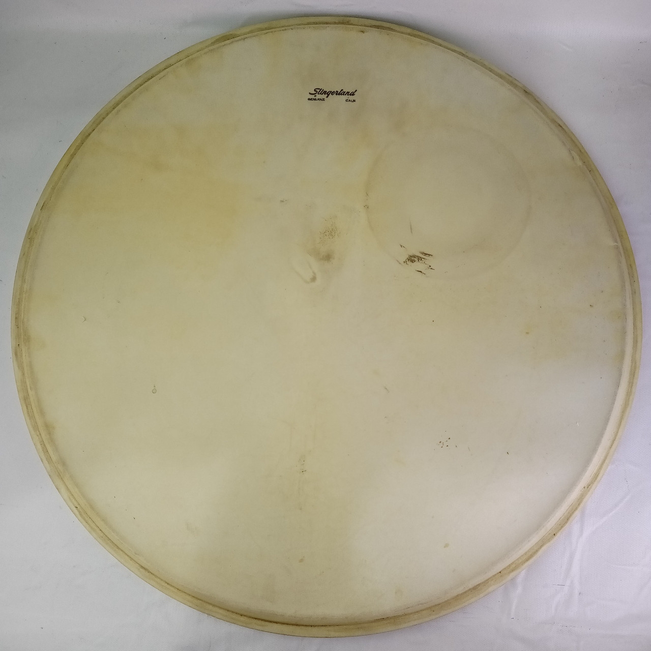 Slingerland 20"Bass Drum Genuine Calf Skin Head Batter Radio King Vintage50s USA — main photograph