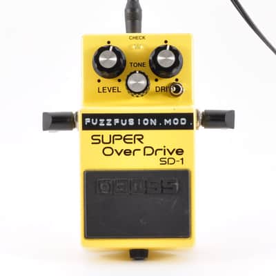 Boss SD-1 Modified FuzzFusion SuperOverdrive Clipping 1N34A&LED3mm Used From Japan #OP64373 image 6