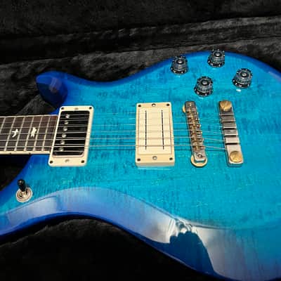 PRS S2 McCarty 594 2022 - Present - Lake Blue with bill lawrence L90 bridge pickup and hard case image 5
