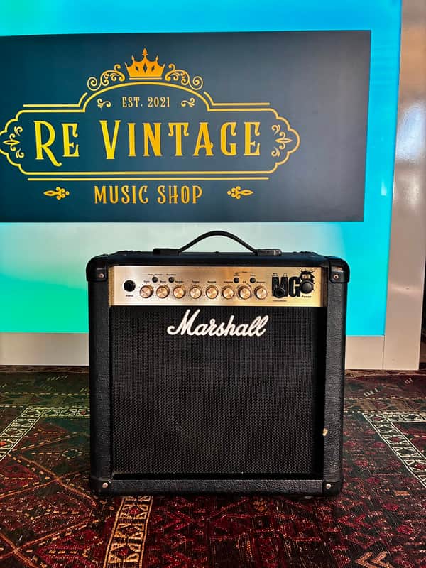 Marshall MG MG15FX 2-Channel 15-Watt 1x8" Solid-State Guitar Combo 2009 - 2012 - Black image 1