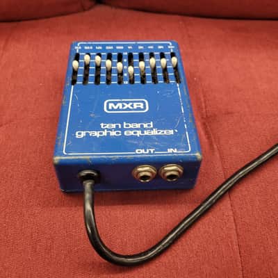 MXR 10 Band Graphic Equalizer ビンテージ MXR MX-108 Ten Band Graphic Equalizer 1976 - 1984 - Blue | Reverb