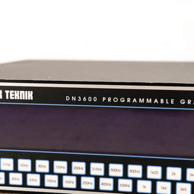 Klark Teknik DN3600 Programmable Graphic Equalizer CG01XTQ image 5