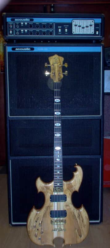 Alembic John Paul Jones Triple Omega. 2002 Custom Spalted Maple image 1