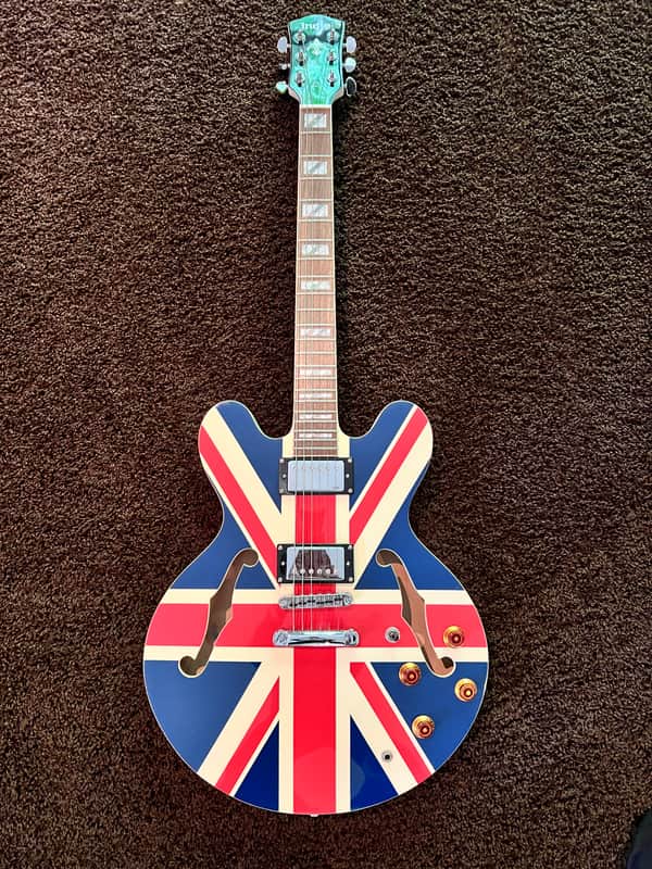 Indie 335 2012 - Semi-Hollow Union Jack / British Flag image 1
