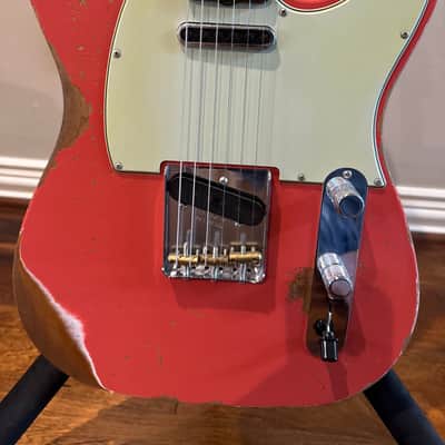 Fender Custom Shop GT11 1963 Telecaster Heavy Relic – Aged Tahitian Coral – Sweetwater Exclusive image 2