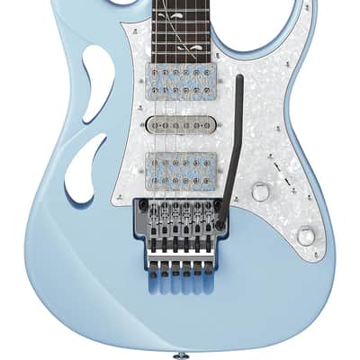 Mint Ibanez PIA3761 Steve Vai Signature Blue Powder w/case image 1