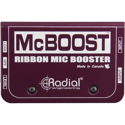 Radial Engineering McBoost Microphone Signal Intensifier 3-position load switch image 2