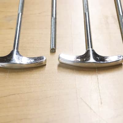 Ludwig USA 4 1/8" Chrome T Rods 8pk Vintage 1960's -70's #2 image 2