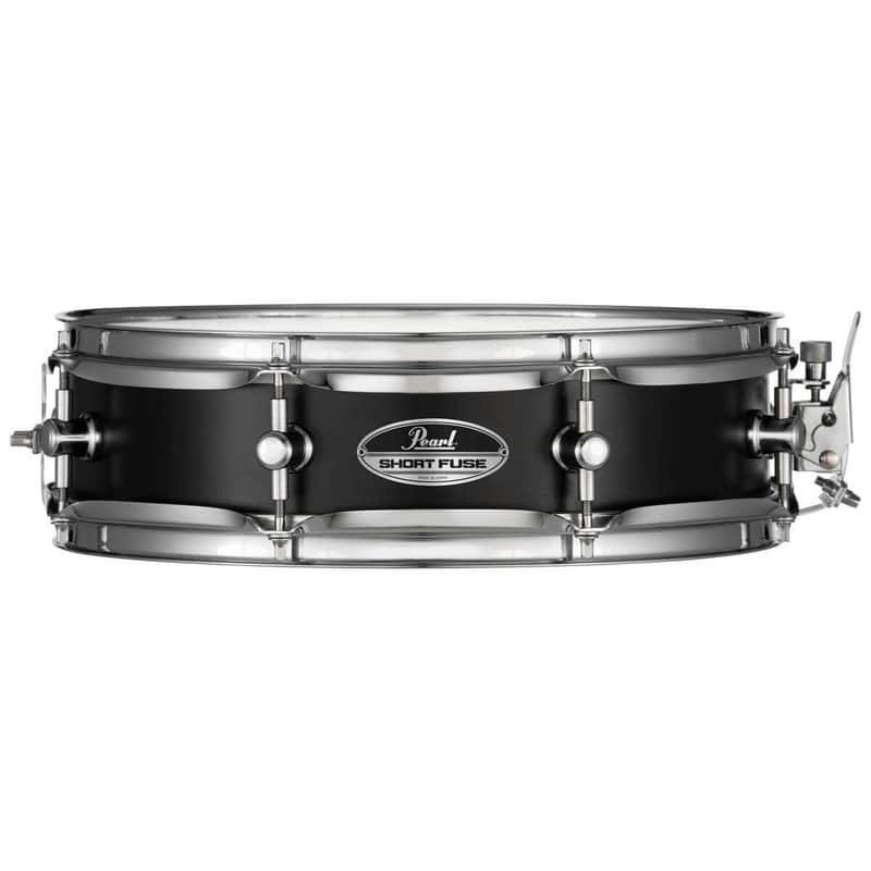 Pearl Short Fuse Black Steel Piccolo Snare Drum 13x3.5 image 1