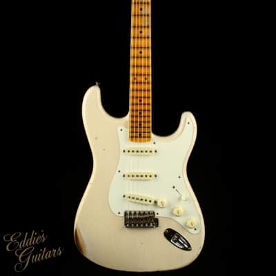 2023 - Fender Custom Shop 1957 Stratocaster Relic - Aged White Blonde image 3