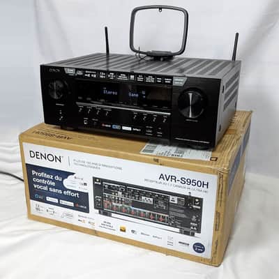 Denon AVR-S950H Receiver, 7.2 Channel (185W X 7) - 4K Ultra HD Home Theater w/ Box & Accessories image 6