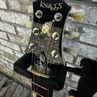 Knaggs Knaggs SSC Steve Stevens Signature Singlecut - Pink / White Gloss - Bare Knuckle 2019 - Pink image 4