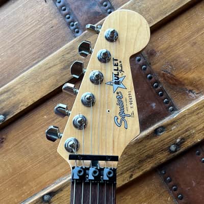 (16900) Fender/Squier Contemporary Bullet HST (Strat Body, 2nd version) - Floyd Rose - Late 80’s/Early 90’s - Black image 5