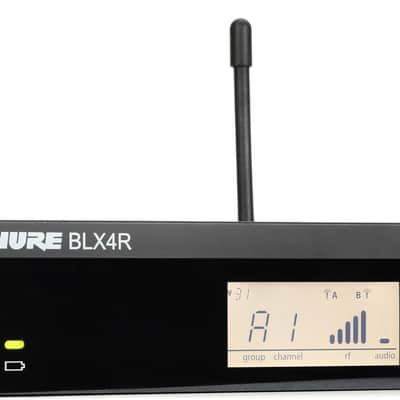 Shure BLX4R Single Channel Rack Mount Receiver - for use with BLX Wireless Systems, Transmitter Sold Separately | H11 Band (BLX4R=-H11) image 4