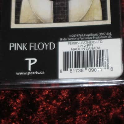 new in package (old stock) A+ Perri's Leather Ltd. / Perri's 12 Pack Of Pink Floyd Guitar Picks - Med Gauge - Celluloid Plastic, 351 shape - but slightly curved (LP12-PF1) LP12PF1 image 21
