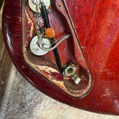 Early 1965 Gibson SG Junior - Cherry - Wide Nut image 22