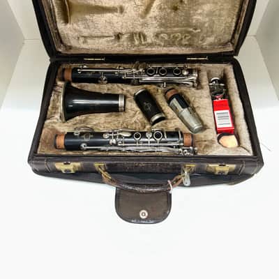 Vintage 1929 Buffet Crampon R13 Clarinet – Ebony Finish, Excellent Condition image 3