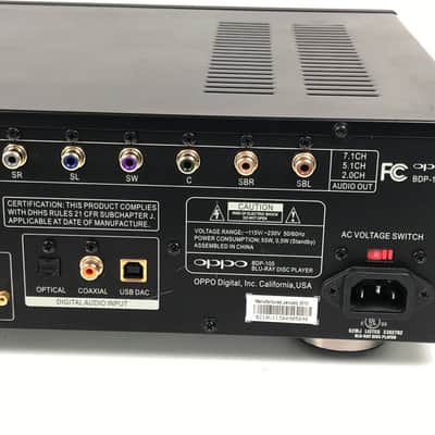 Oppo BDP-105 Universal 3D Blu-Ray CD DVD Player image 12