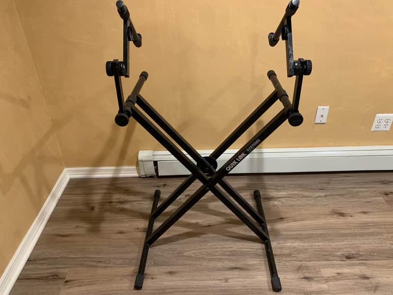 Quik-Lok 2 Tier Keyboard Stand image 1