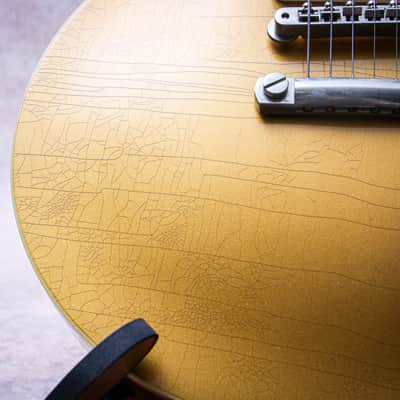 GIBSON USA Custom Shop Murphy Lab '56 Les Paul Standard Ultra Light Aged "Goldtop + Rosewood" (2023) image 10