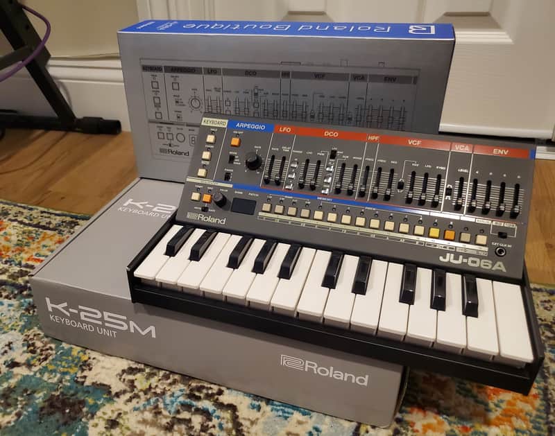 Roland JU-06A Boutique Series Synthesizer Module with K-25m