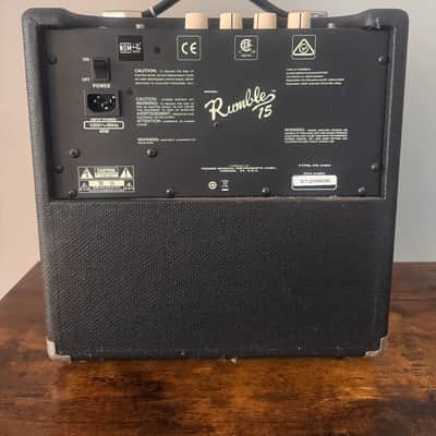 Fender Rumble 15 V3 15-Watt 1x8" Bass Combo 2015 - Present - Black image 2