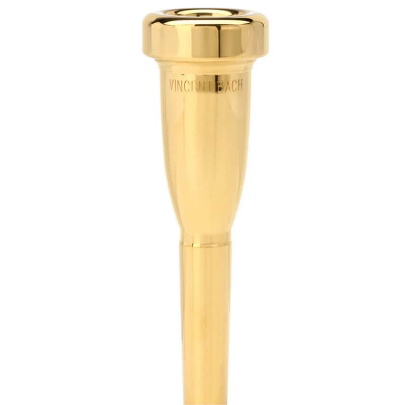 Bach K351 Mega Tone Trumpet Mouthpiece - 5C, Gold Plated image 1