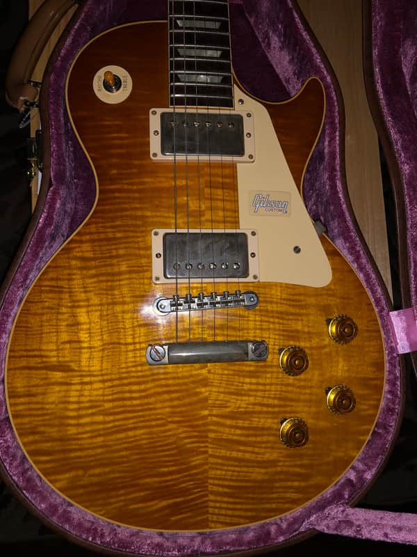 Gibson Custom Shop Historic 59 Les Paul Standard 2018 Honey Lemon Vos Lightly Aged 2018 - Honey Lemon image 1