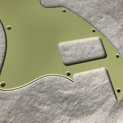 For Fender US Telecaster Thinline/Tele 69 TV Jones Guitar Pickguard,3 Ply Vintage Green image 4