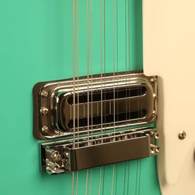 2013 Rickenbacker 330/12S 12-string Sea Green w/Rose Morris sound hole image 7