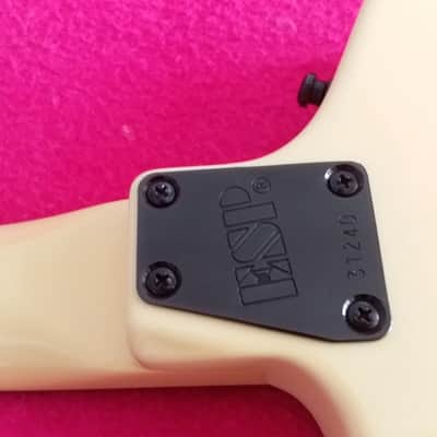 ESP Explorer E.X.P. Custom James Hetfield Metallica 1998 Olympic White image 20