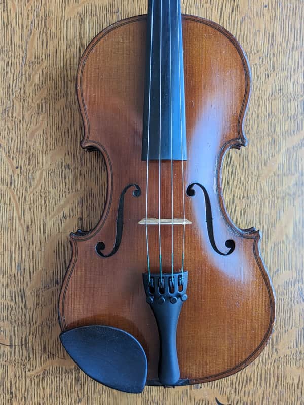 Salvadore de Duro violin full size turn of the century - Golden Brown image 1