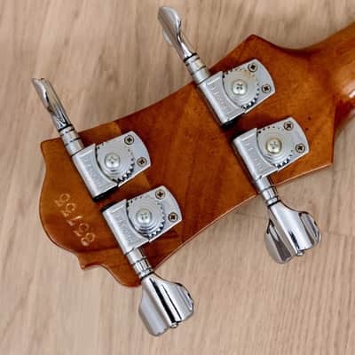 1980 B.C. Rich Eagle Bass, Koa Neck Through Vintage USA-Made Bass w/ Case image 5