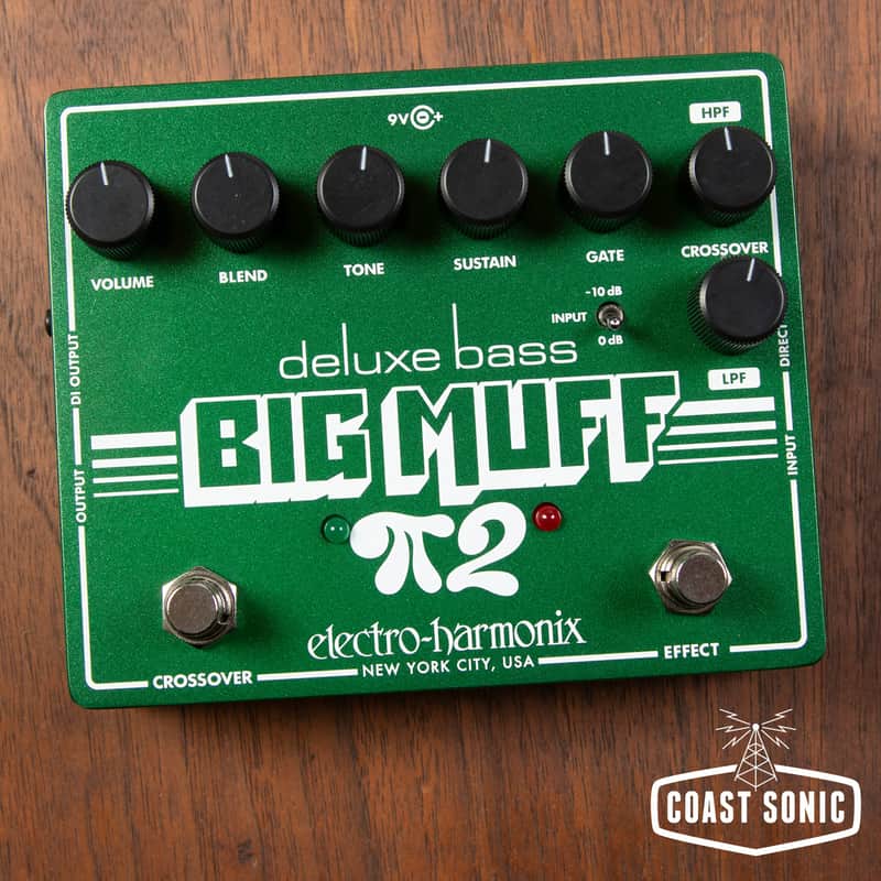 Electro-Harmonix Deluxe Bass Big Muff Pi 2 Deluxe Dual Op Amp Bass Fuzz