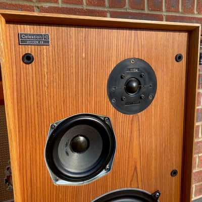 Vintage Celestion Ditton 33 Hifi Home Speakers w/ Original Stands image 13