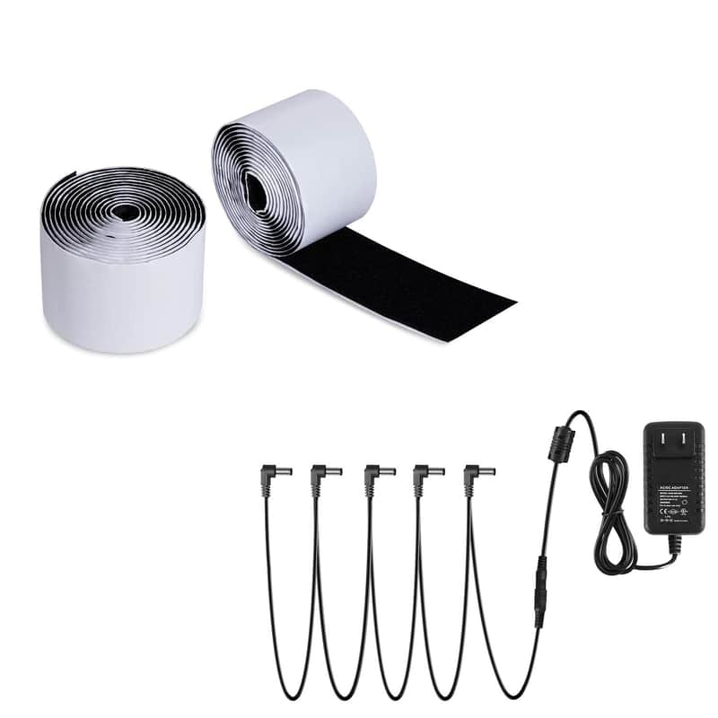 Pedalboard Pedal Tape & Dpa-1 Guitar Pedal Power Supply Adapter image 1