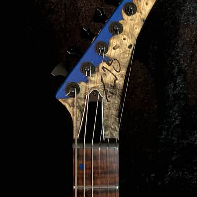 TWS (TW Smith) Guitars Spitfire Baritone Buckeye Burl Warrior image 11