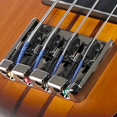 Ibanez SRF705 BBF Bass Workshop Fretless 5 String Electric Bass. Brown Burst Flat image 9