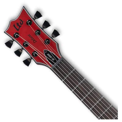 ESP LTD EC-1000 Electric Guitar - Candy Apple Red Satin image 4