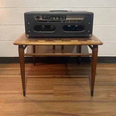 Fender Bassman 2-Channel 50-Watt Guitar Amp Head 1966 - Black Panel image 4