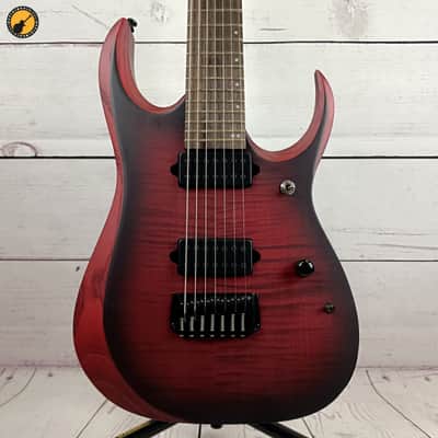 Ibanez RGD721FA-WUF Standard 2026 - Present - Satined Wine Red Burst Flat image 4
