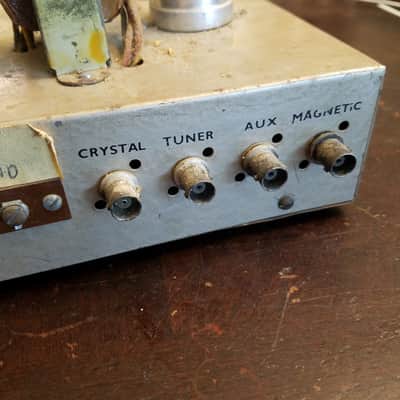 Merrell Hi-Fi Williamson Mono 12 Watt Integrated Tube Amp MA 12 Component Selector Stancor 1960 - Gold Silver Brown image 9
